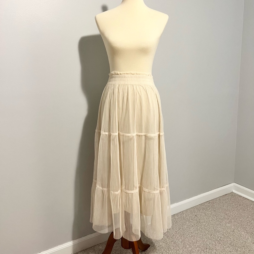 Lauren Conrad Tulle Tiered Layered Midi Skirt